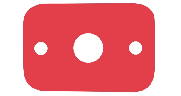 Plávacia doska - červená