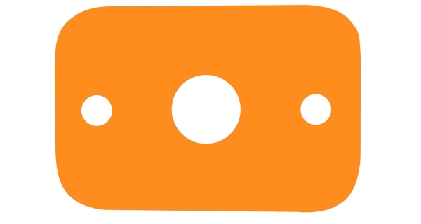Plávacia doska - oranžová