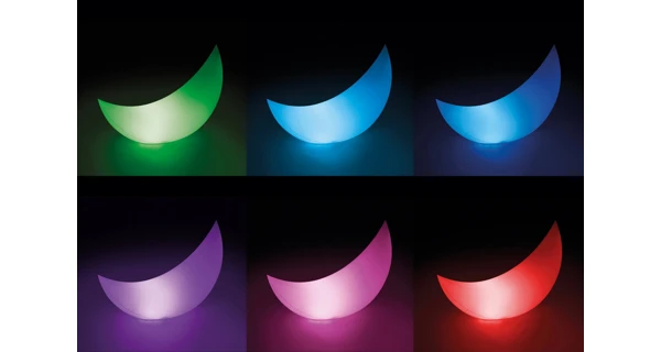 Plávajúce LED svetlo - polmesiac