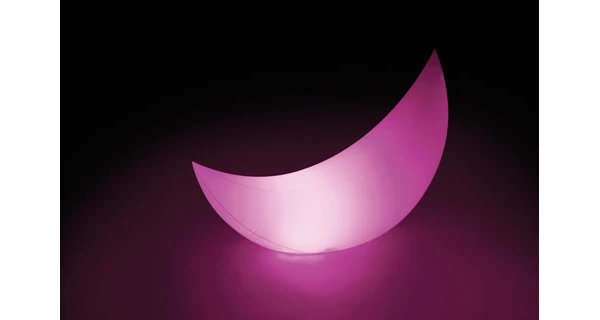 Plávajúce LED svetlo - polmesiac