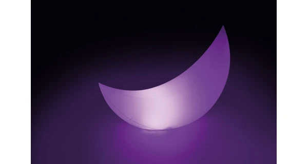 Plávajúce LED svetlo - polmesiac