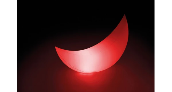 Plávajúce LED svetlo - polmesiac