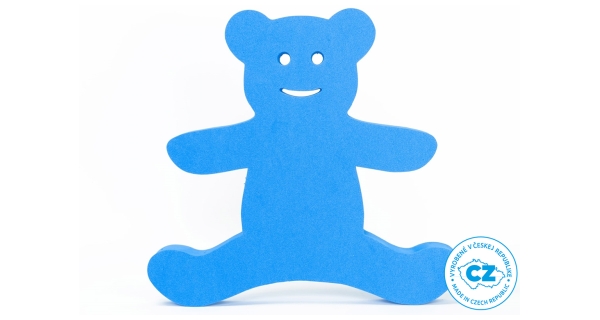 Plavecká doska Medvedík - modrá