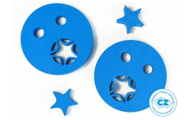 Plavecké rukávy Hviezdička - modré