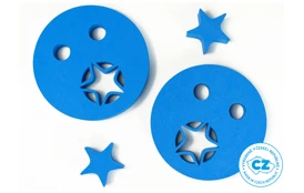 Plavecké rukávy Hviezdička - modré