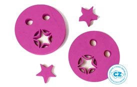 Plavecké rukávy Hviezdička - ružové