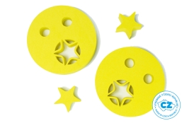 Plavecké rukávy Hviezdička - žlté