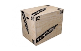 Plyometrická debna drevená TUNTURI Plyo Box 50/60/70 cm