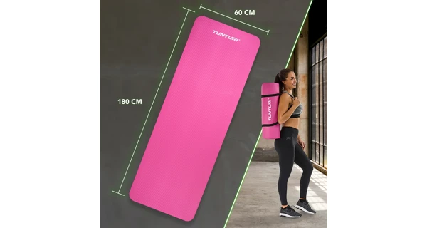Podložka na cvičenie TUNTURI s obalom, ružová