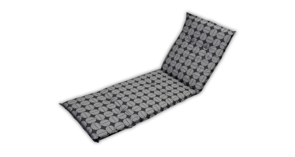 Polster na ležadlo - šedý (190x60x6cm)