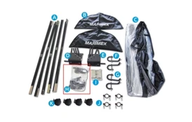 Popruh sťahovací s prackou (na zastrešenie pre nadzemné bazény 3,05 a 3,66 m)