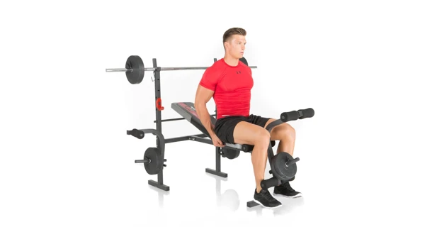 Posilňovacia lavica HAMMER Bermuda vr. 25 kg činiek, os 120cm, jednoručky 30cm