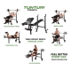 Posilňovacia lavica TUNTURI WB40 Compact Width Weight Bench
