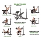 Posilňovacia lavica TUNTURI WB50 Mid Width Weight Bench