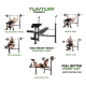 Posilňovacia lavica TUNTURI WB60 Olympic Width Weight Bench