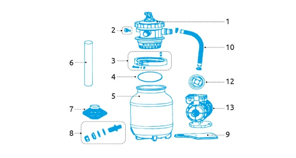 Prepojovacia hadica k filtrácii ProStar 3, 30 cm