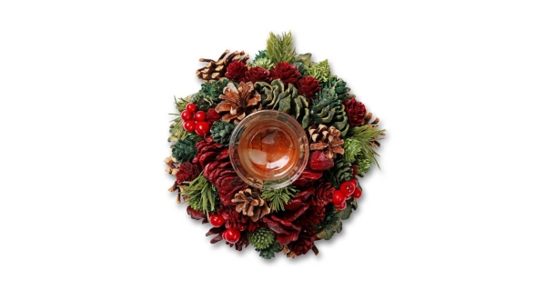 Prírodný svietnik 18 cm