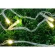 Reťaz 10 m - 100 LED - teplá biela spínač
