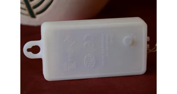 Reťaz 10 m - 100 LED - teplá biela spínač