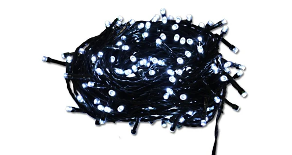 Reťaz 30 m - 300 LED - studená biela