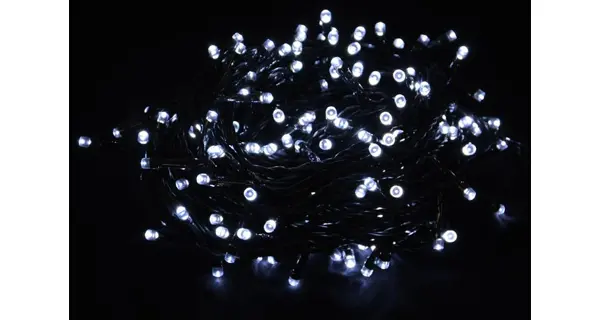 Reťaz 30 m - 300 LED - studená biela