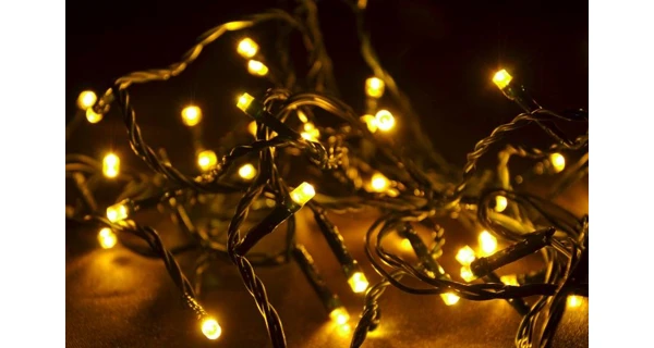 Reťaz 30 m - 300 LED - teplá biela