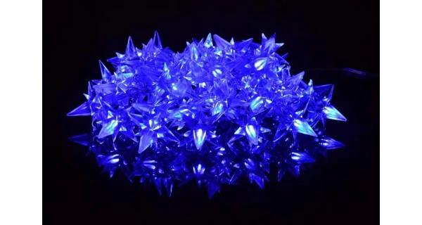 Reťaz hviezdy 4 m - 40 LED - modrá