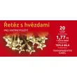 Reťaz s hviezdami 20 LED
