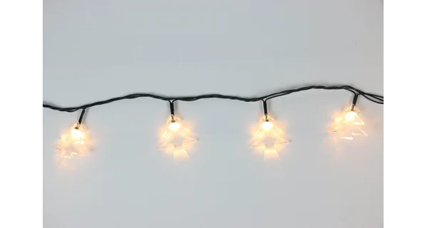 Reťaz so stromčekmi 40 LED - teplá biela