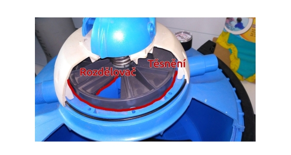 Rozdeľovač s tesnením viečka filtrácie ProStar 4 a 6