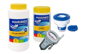 Sada bazénovej chémie pre ošetrenie vody