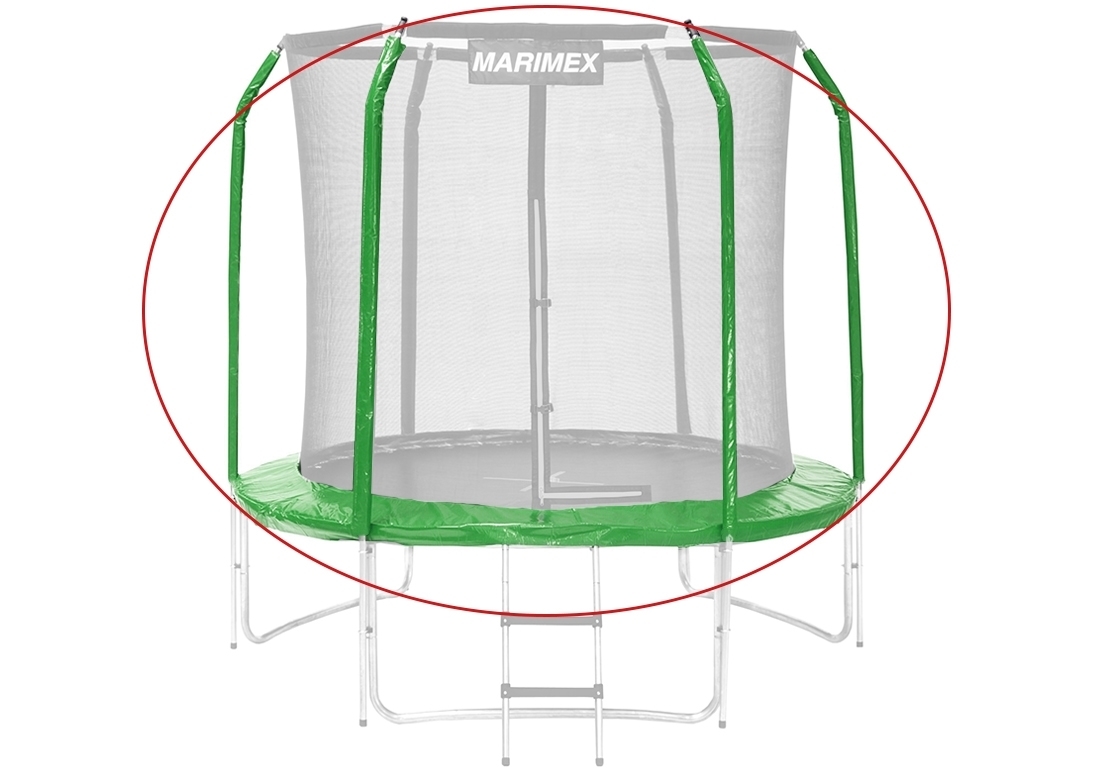 Marimex | Sada krytu pružín a rukávov pre trampolínu 244 cm - zelená | 19000779