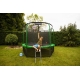 Sada krytu pružín a rukávov pre trampolínu 244 cm - zelená