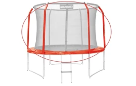 Sada krytu pružín a rukávov pre trampolínu 305 cm - červená