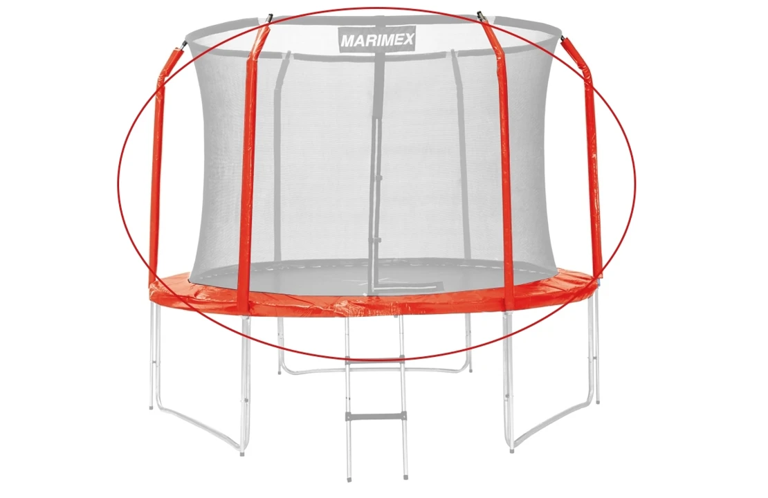 Marimex | Sada krytu pružín a rukávov pre trampolínu 305 cm - červená | 19000774