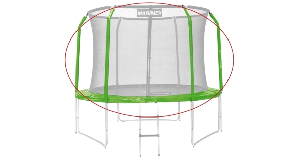 Sada krytu pružín a rukávov pre trampolínu 305 cm - zelená