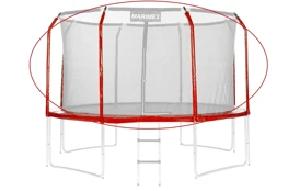 Sada krytu pružín a rukávov pre trampolínu 366 cm - červená