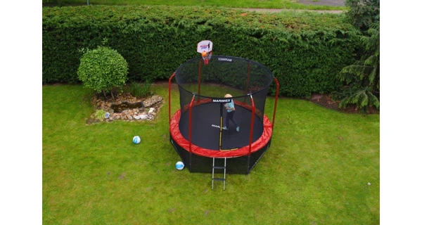 Sada krytu pružín a rukávov pre trampolínu 366 cm - červená