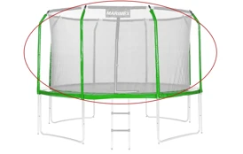 Sada krytu pružín a rukávov pre trampolínu 366 cm - zelená