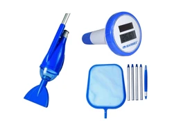 Sada na údržbu vody (vysávač, teplomer, sieťka)