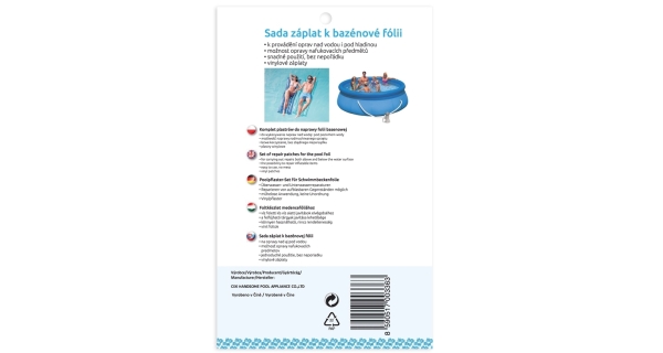 Sada záplat na bazénovú fóliu