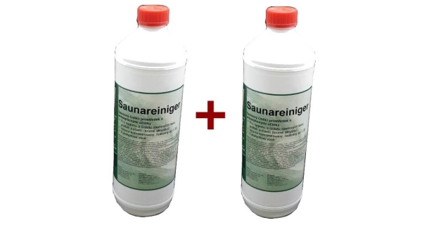 Saunareiniger - prípravok na čistenie sáun 1l - sada 2