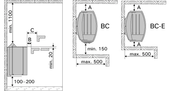 Saunové kachle Harvia Vega Compact BC45 - 4,5kW