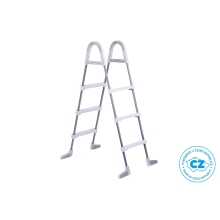 Schodíky k bazénom - výška steny do 1,07 m - šedé