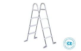 Schodíky k bazénom - výška steny do 1,07 m - šedé