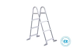 Schodíky k bazénom - výška steny do 1,07 m - šedé