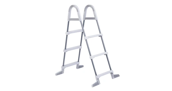 Schodíky k bazénom - výška steny do 1,22 m - šedé