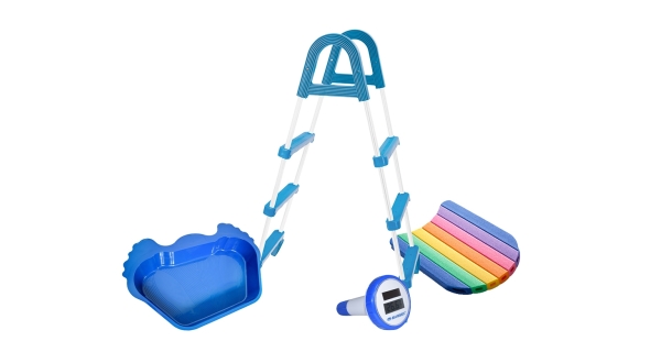 Schodíky k bazénu 1,22 m + bazénové príslušenstvo