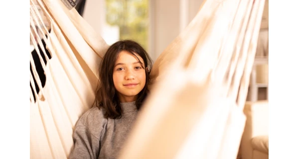 Sedačka houpací La Siesta Habana Comfort Mono latte