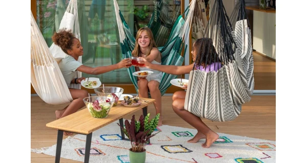 Sedačka houpací La Siesta Habana Comfort Pattern zebra